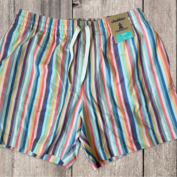 Chubbies The Parker Stripes 5.5 in Swim Shorts with 2-in-1 liner